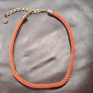 Heidi Daus Rope Necklace Coral